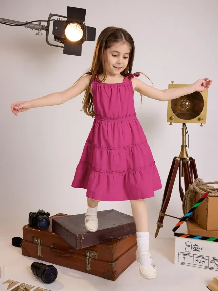 Girls Cotton Dresses (2-8 Yrs)